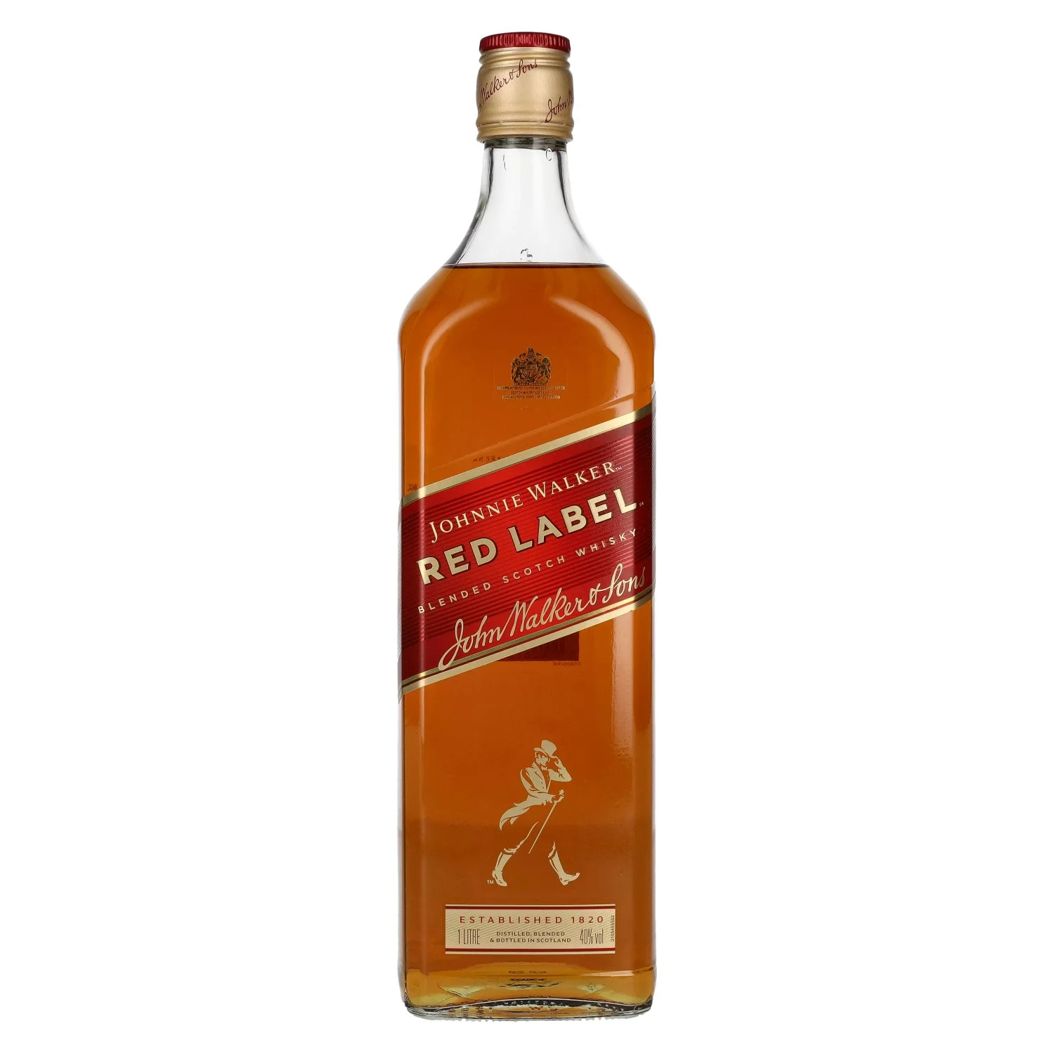 Premium Johnnie Walker Red Label whisky at 99 Liquor Link in Edmonton